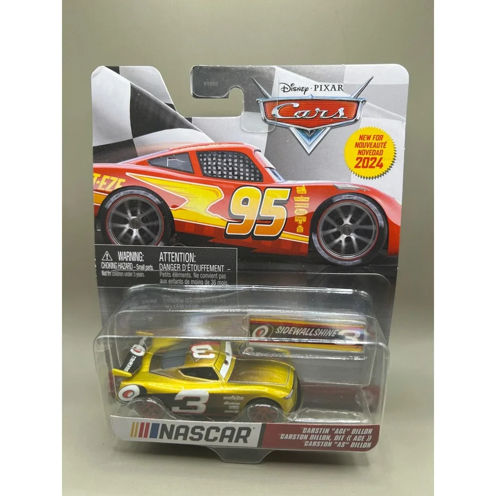 Disney Pixar Cars NASCAR Carstin Ace Dillon Gold Diecast Metal 2024 HYB65 HXW34